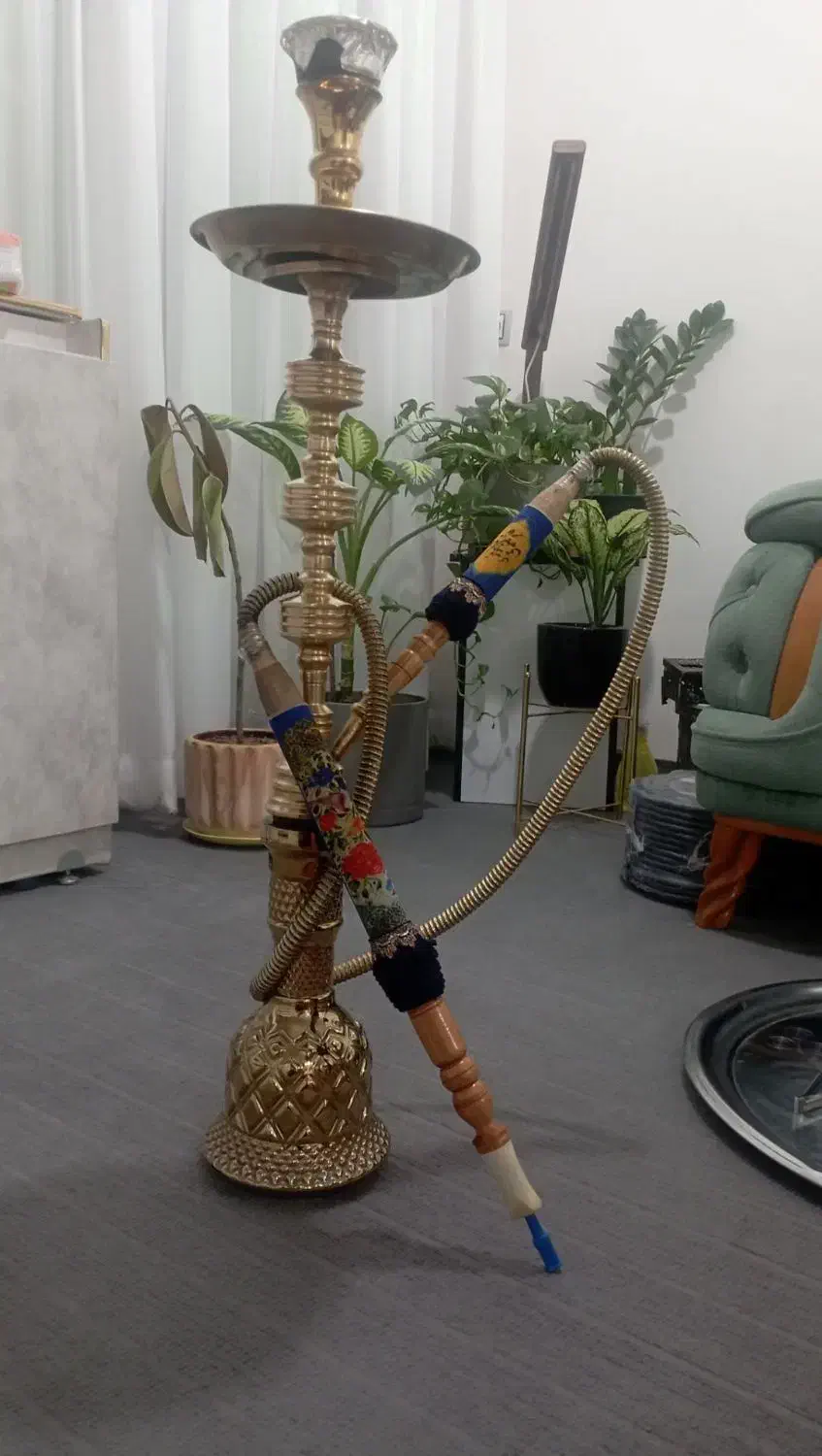 قلیان برنجی|کلکسیون و سرگرمی|رباطکریم, شترخوار|دیوار