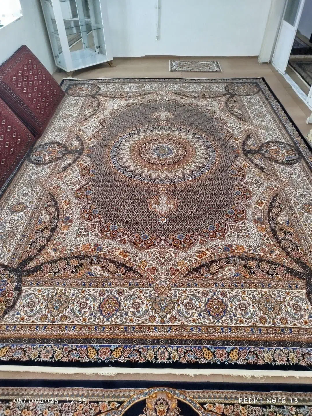 فرش کاشانی جفت|فرش|گمیشان, |دیوار