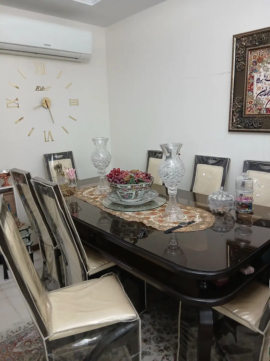 میز ناهار خوری ۸ نفره|میز و صندلی غذاخوری|رودهن, |دیوار