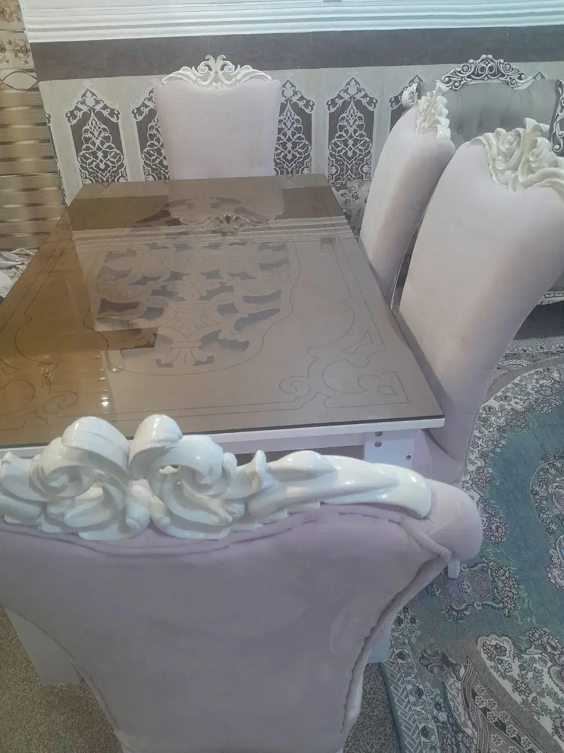 میز غذا خوری|میز و صندلی غذاخوری|خرمشهر, |دیوار