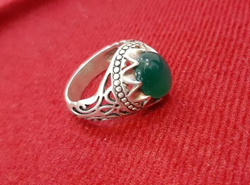 انگشتر نقره با نگین عقیق|جواهرات|اهواز, سپیدار|دیوار