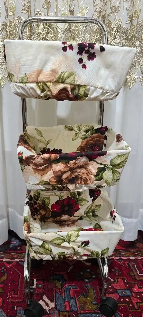 سبد سیب زمینی و پیاز|آب‌چکان و نظم‌دهنده ظروف|تبریز, |دیوار