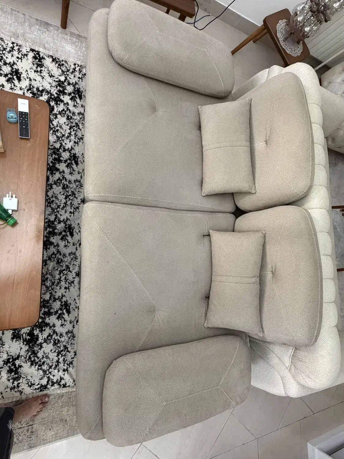 مبلمان ۶ نفره تخت خواب شو مینیمال|مبلمان خانگی و میز عسلی|گرگان, |دیوار