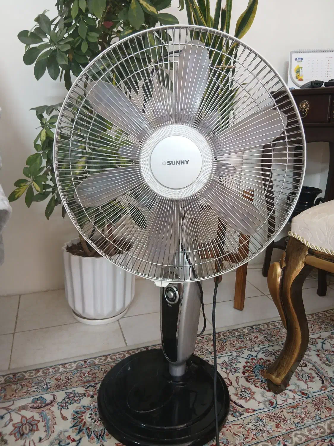 پنکه سانی سه منظور پایه بلند پایه کوتاه و دیواری|پنکه و تصفیه‌کنندهٔ هوا|اصفهان, بهارستان|دیوار