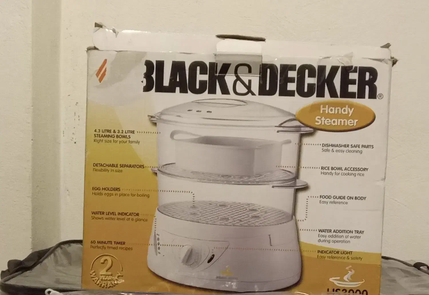 بخارپز BLACK &DECKER|اجاق گاز و لوازم برقی پخت‌وپز|تهران, سعادت‌آباد|دیوار