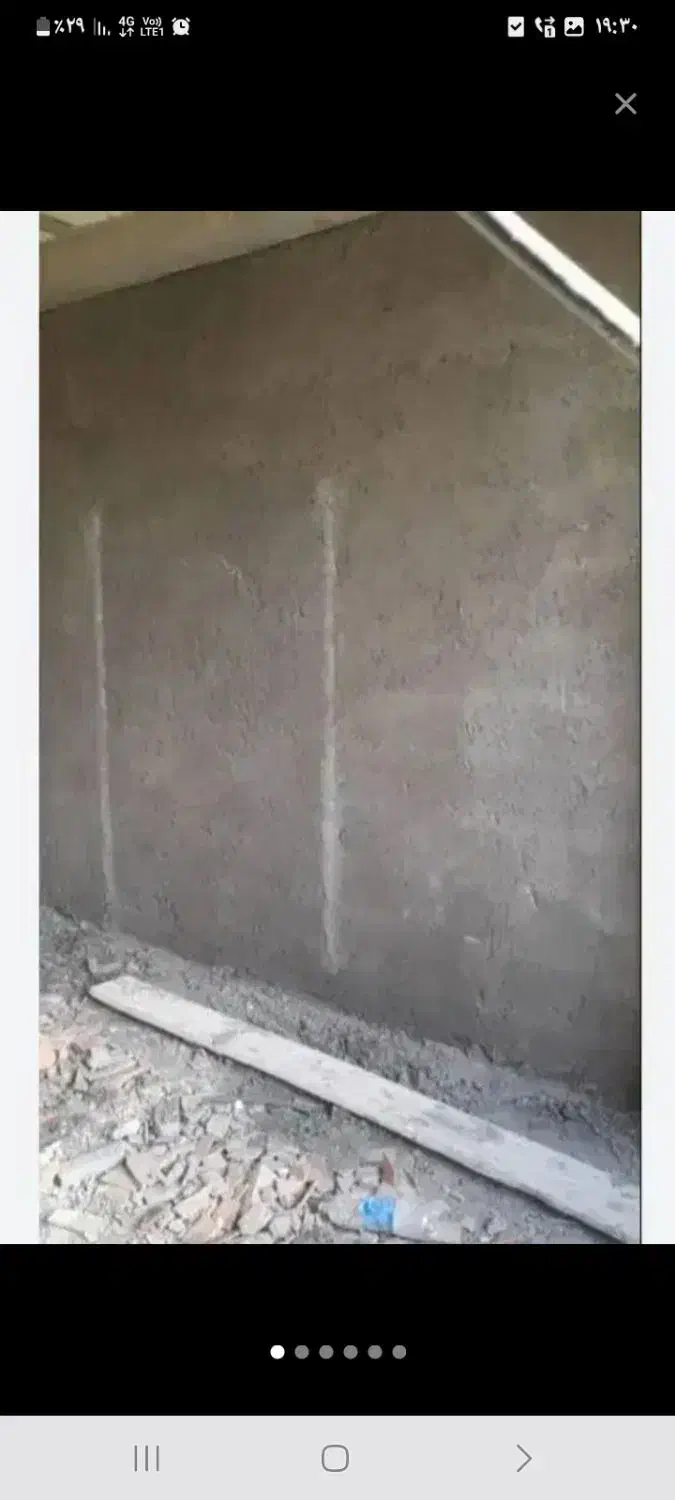 بلوک چینی سیمان کاری سیاه و سفید|خدمات پیشه و مهارت|رشت, اسماعیل آباد|دیوار