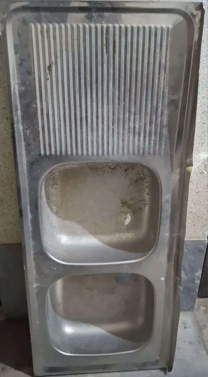 سینک دوقلو|آب‌چکان و نظم‌دهنده ظروف|سمنان, |دیوار