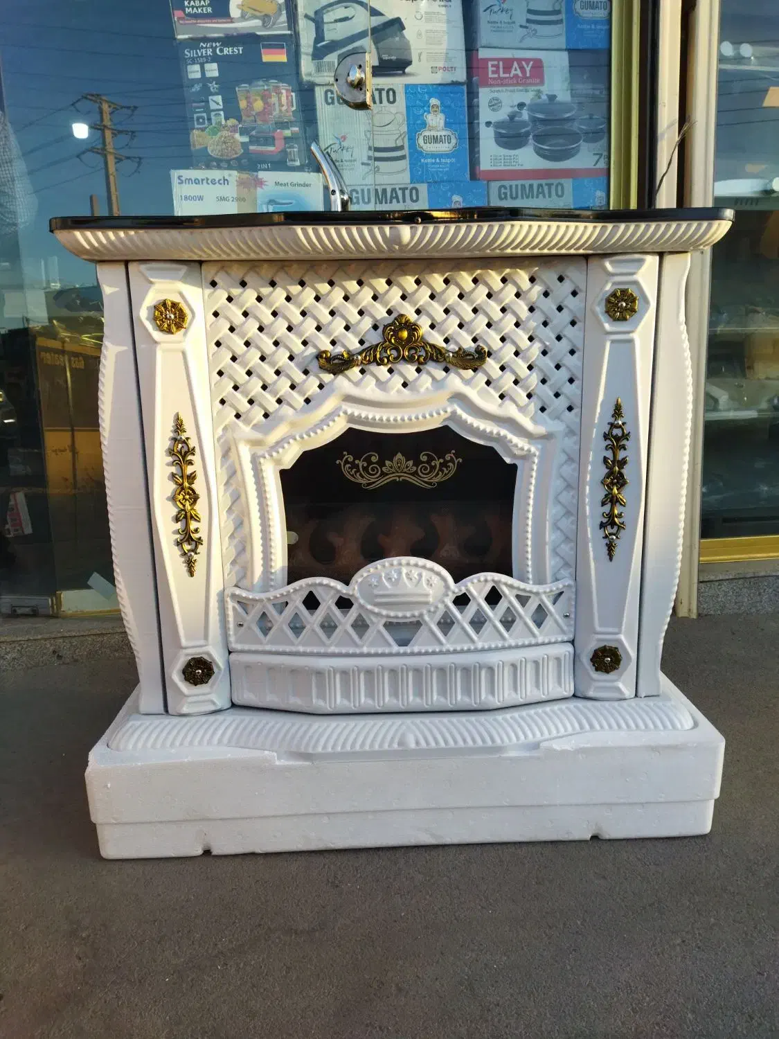 بخاری شومینه ۳۶ هزار حصیری الماس گاز کیفیت صادراتی|بخاری، هیتر، شومینه|تبریز, |دیوار