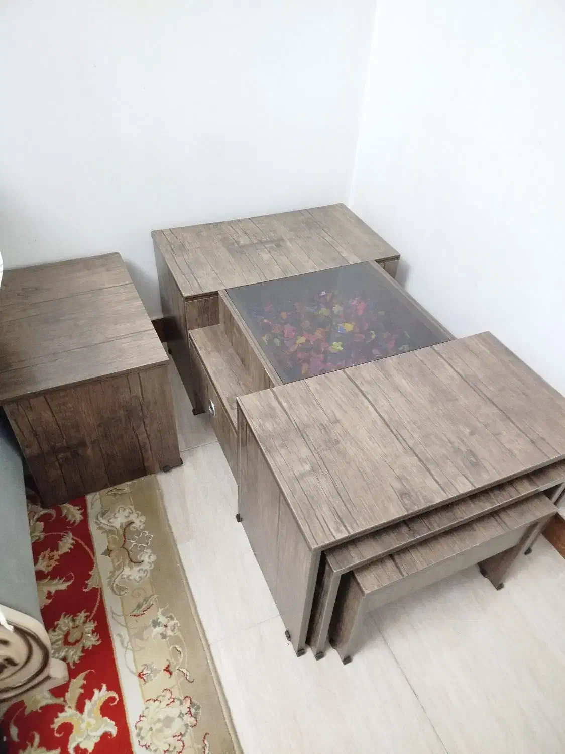 جلو مبلی و میز عسلی.|مبلمان خانگی و میز عسلی|رشت, گلباغ نماز|دیوار