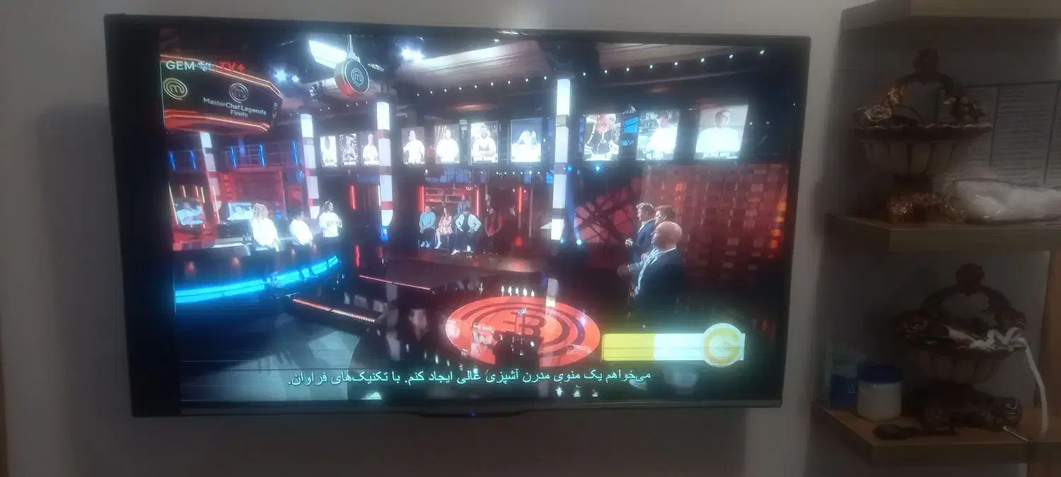 تلویزیون ۴۲ اینچ پنل شکسته|تلویزیون و پروژکتور|بندر ترکمن, |دیوار