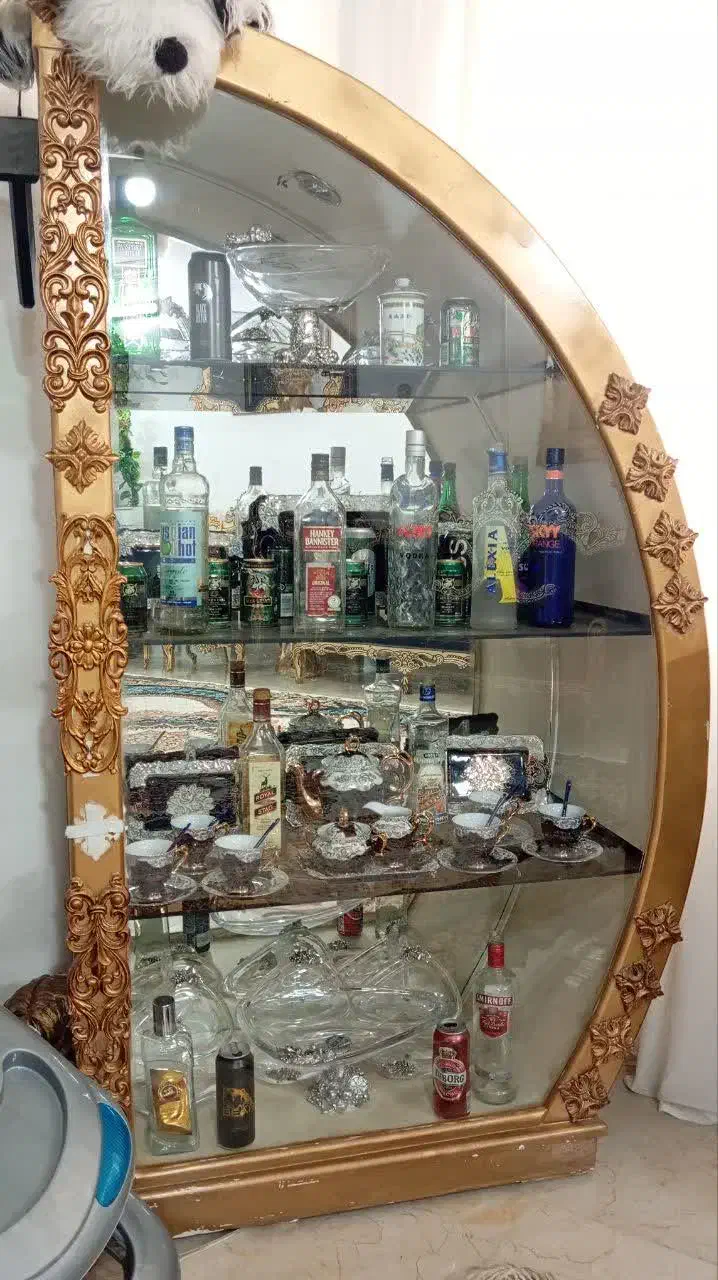 گنجه و آینه شمعدون|بوفه، ویترین، کنسول|مشهد, نوید|دیوار