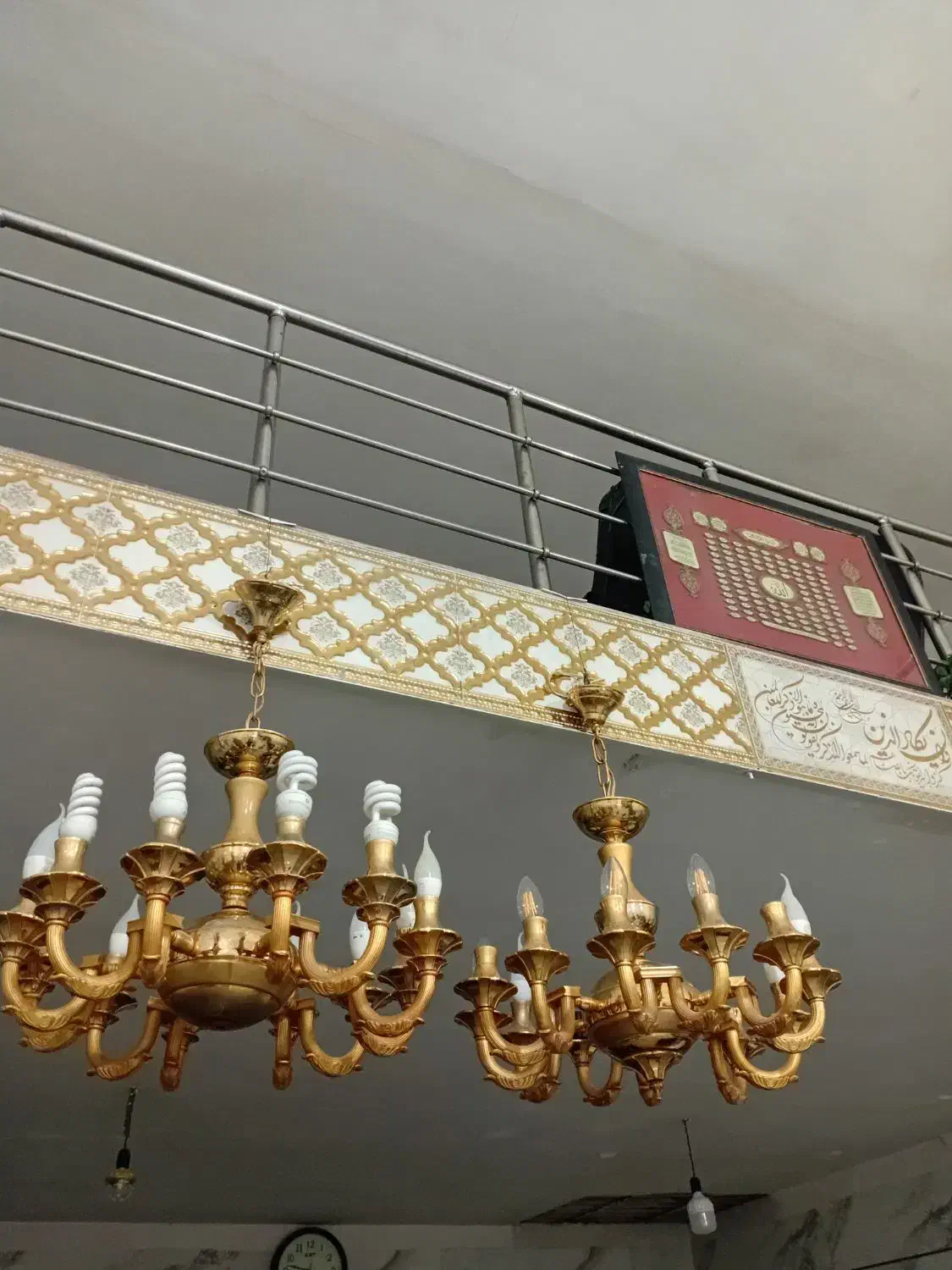 خرید وفروش لوسترهای آبکاری وطلایی فردیس مارلیک|لوستر و چراغ آویز|فردیس, شهرک سپاه|دیوار