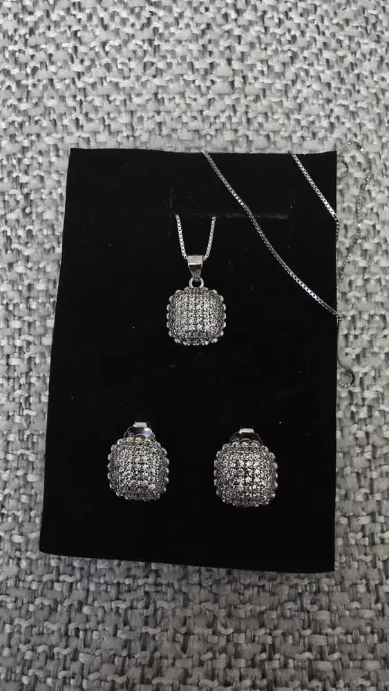 نیم ست تمام نقره شیک قیمت مناسب|جواهرات|لنگرود, |دیوار