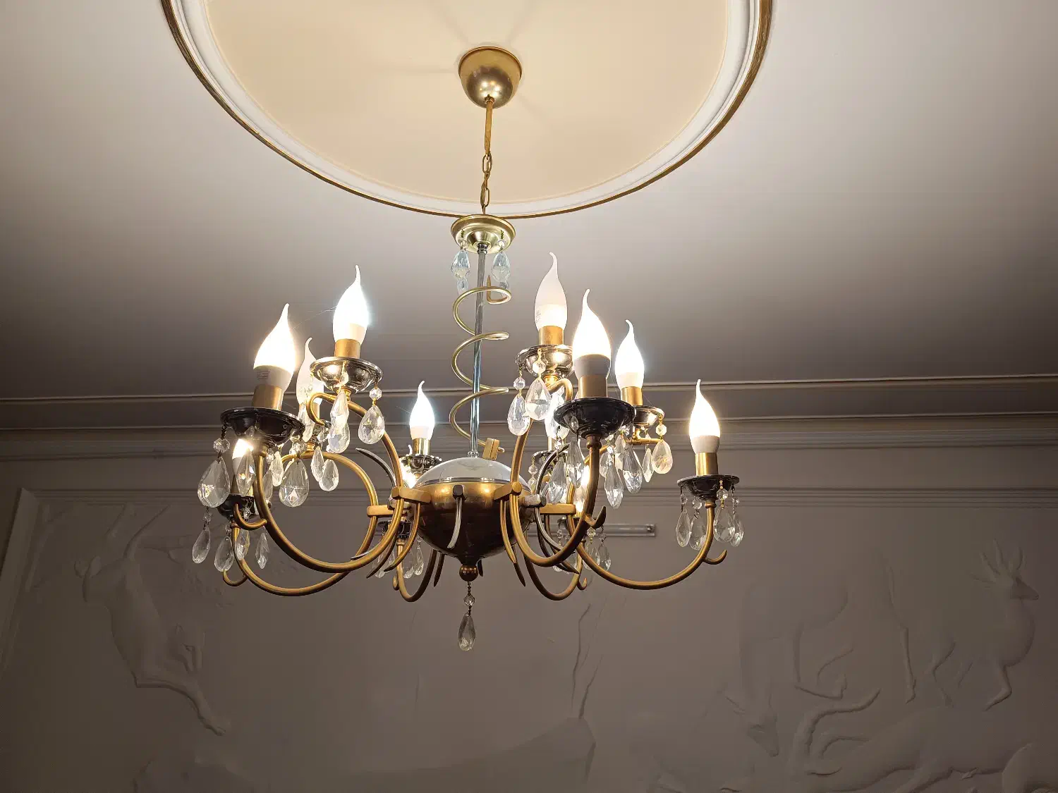 لوستر|لوستر و چراغ آویز|زنجان, |دیوار