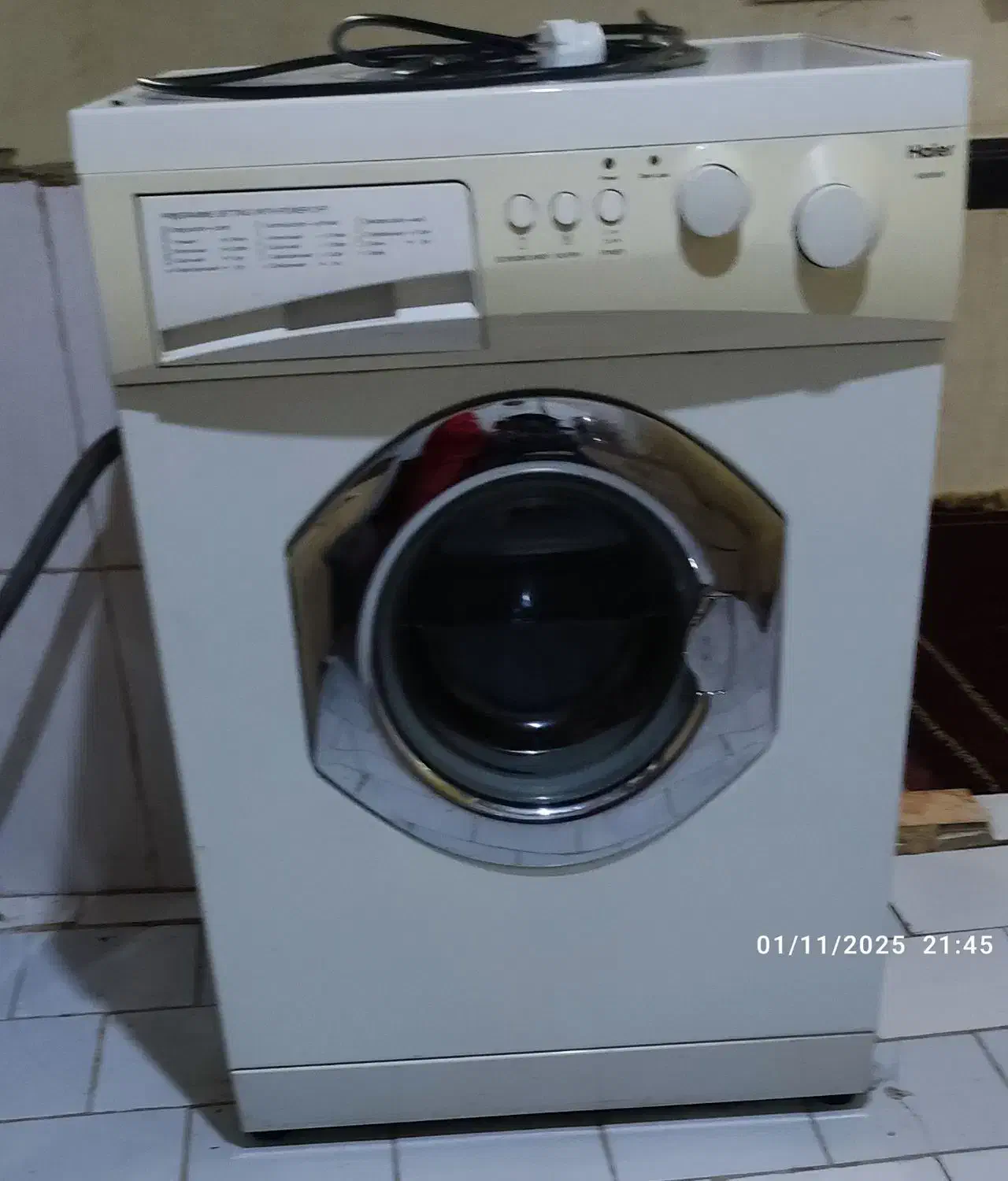 ماشین لباسشویی سالم در حد نو حایر|ماشین لباسشویی و خشککن لباس|مشهد, همت آباد|دیوار