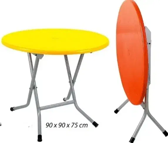 میز پلاستیکی پایه فلزی تاشو کد ۹۰۰۰|میز و صندلی غذاخوری|خرمشهر, |دیوار