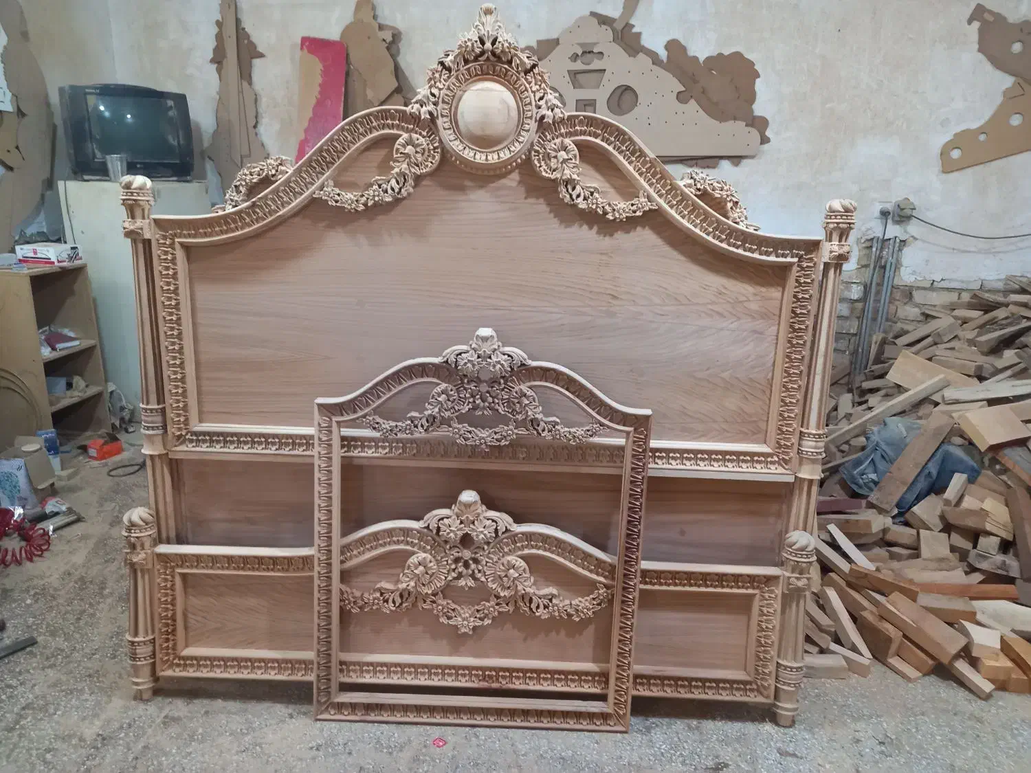 تختخواب تمام راش|تخت و سرویس خواب|تهران, منیریه|دیوار