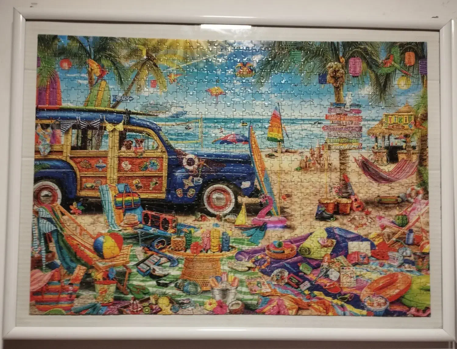 پازل چیده شده ۱۰۰۰ تکه|تابلو، نقاشی، عکس|خرمدره, |دیوار