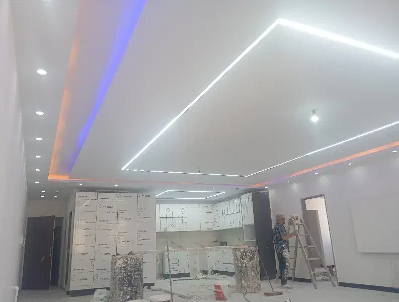 کناف سقف کاغذب لاین نوری|خدمات پیشه و مهارت|تهران, حر|دیوار