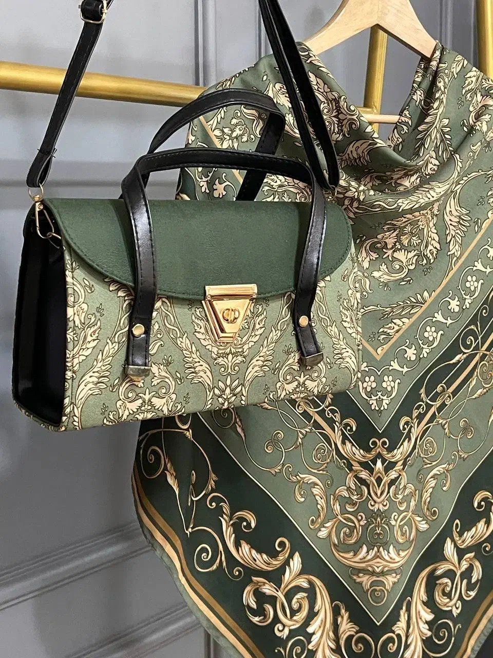 ست کیف و روسری (شال)|لباس|نائین, |دیوار