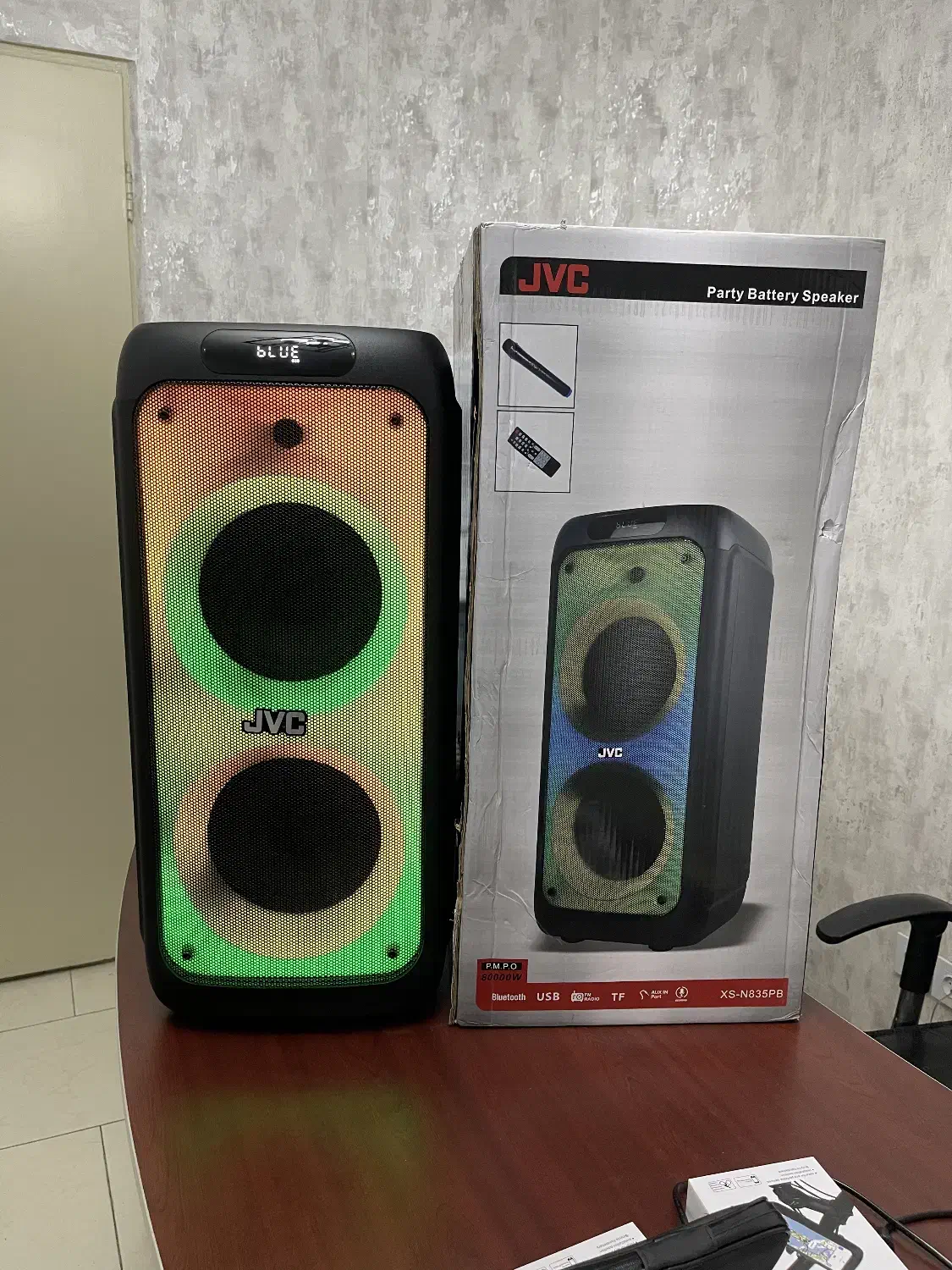 پارتی باکس JVC برق مستقیم + باتری اسپیکر بلوتوثی|پخشکننده همراه|تهران, جمالزاده|دیوار