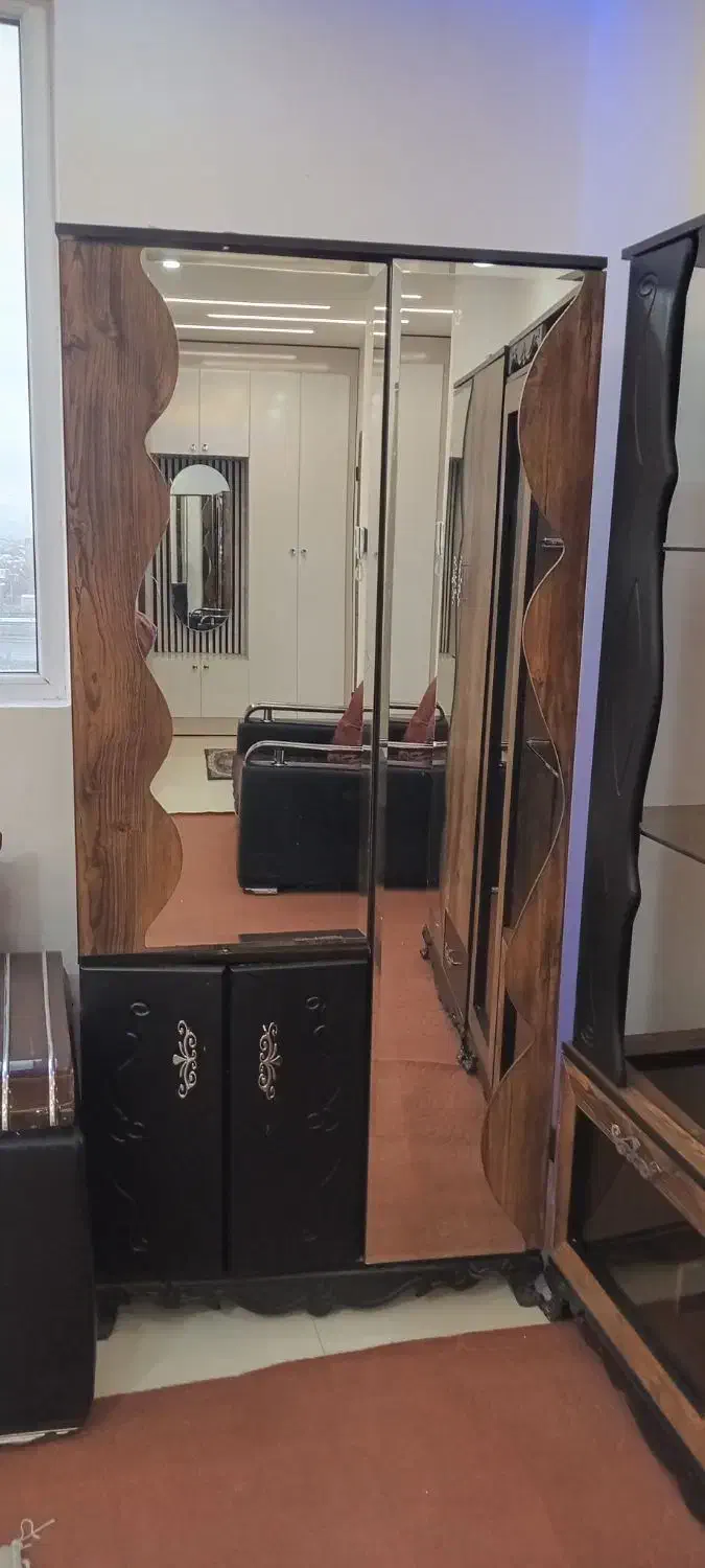 سرویس کمد سه تکه درحدنو|جاکفشی، کمد، دراور|زنجان, |دیوار