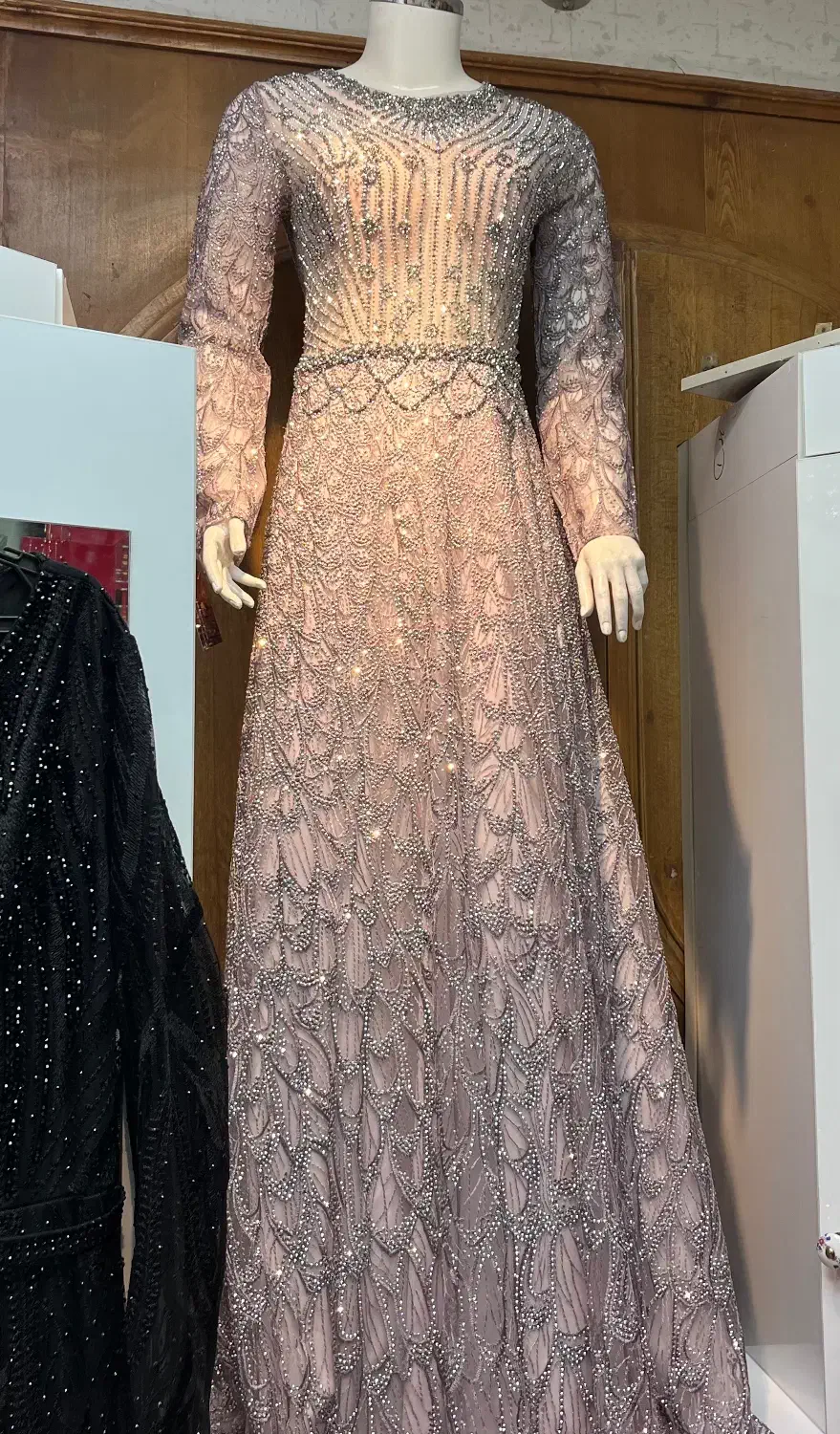 لباس مجلسی کار شده|لباس|خلخال, |دیوار