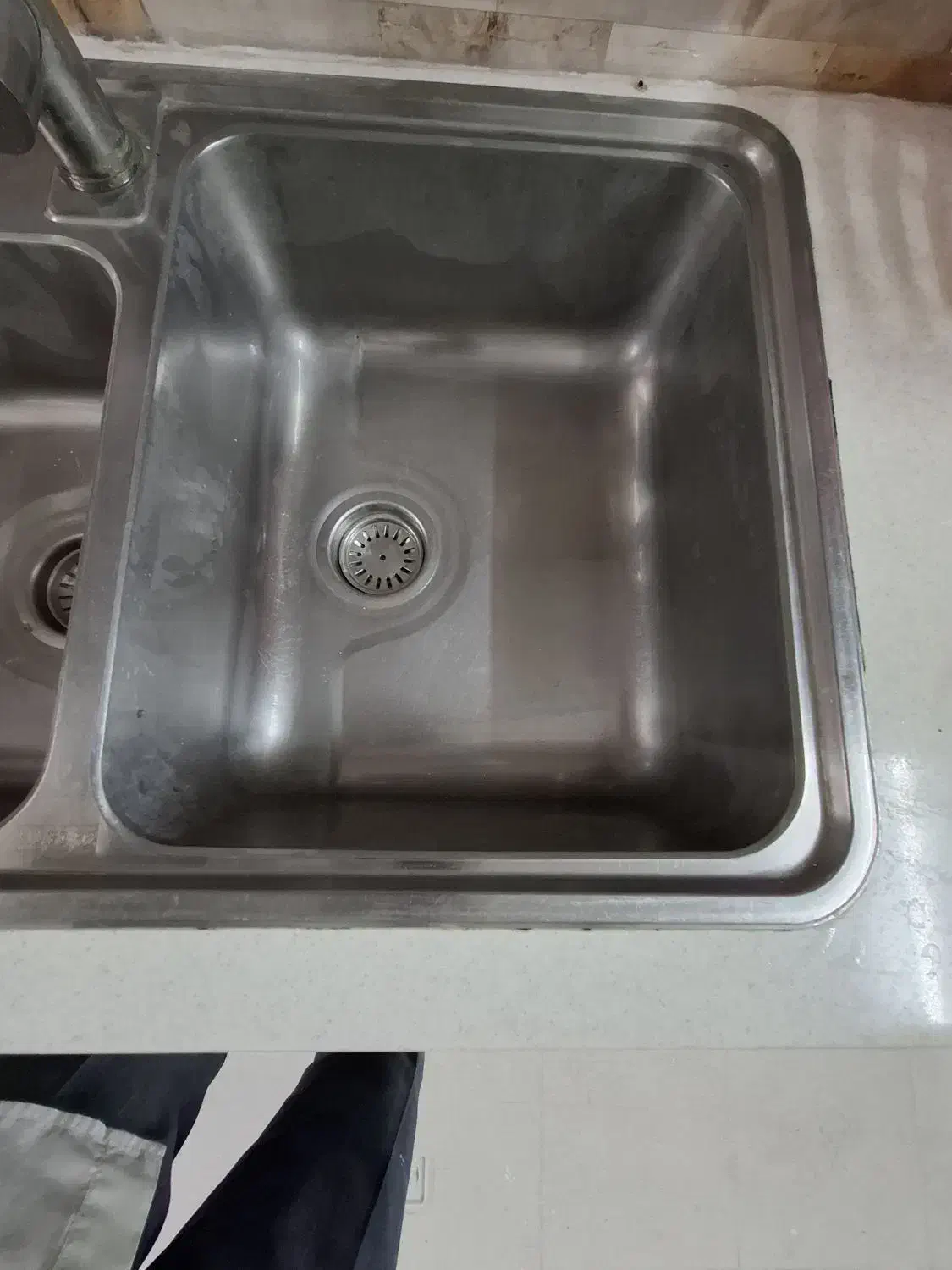 سینک توکار|آب‌چکان و نظم‌دهنده ظروف|قم, نیروگاه|دیوار