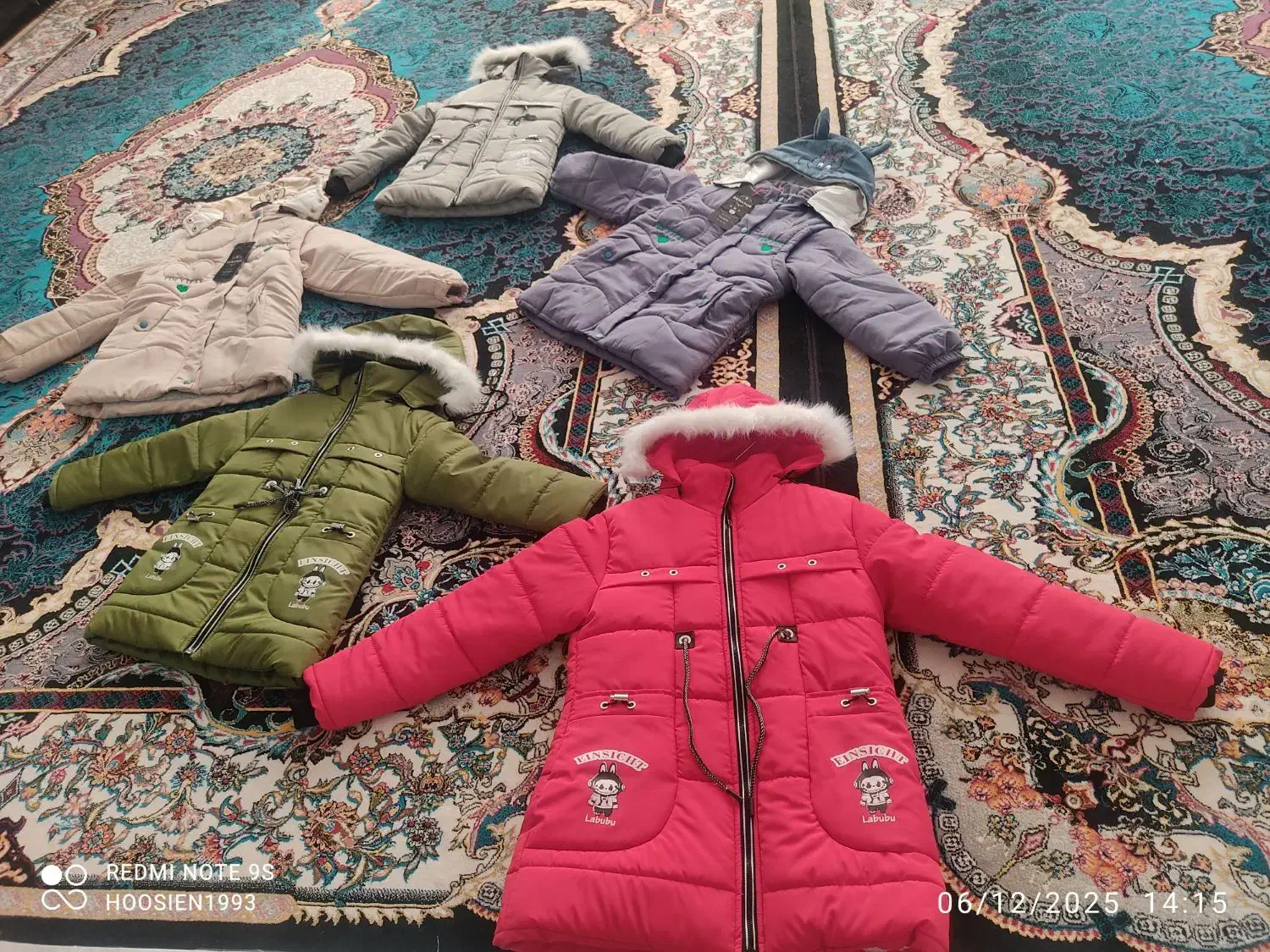 کاپشن در رنگ و سایز مختلف|کفش و لباس بچه|زابل, |دیوار