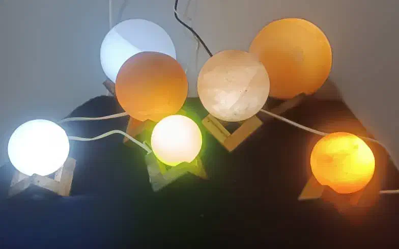 فروش انواع آباژور و جاشمعی از جنس نمک|چراغ خواب و آباژور|برازجان, |دیوار