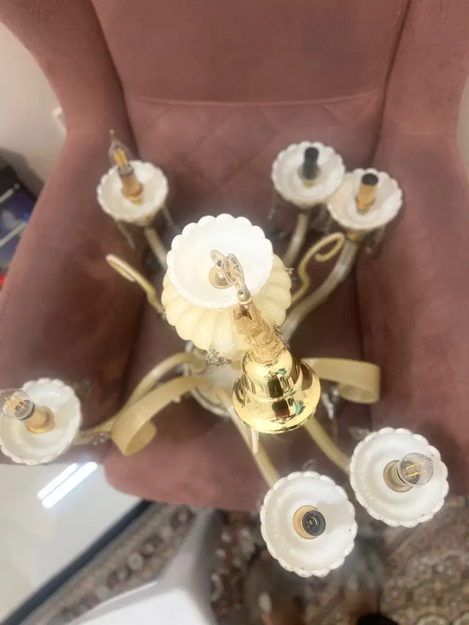 لوستر ۶ شاخه نو|لوستر و چراغ آویز|مشهد, امیریه|دیوار