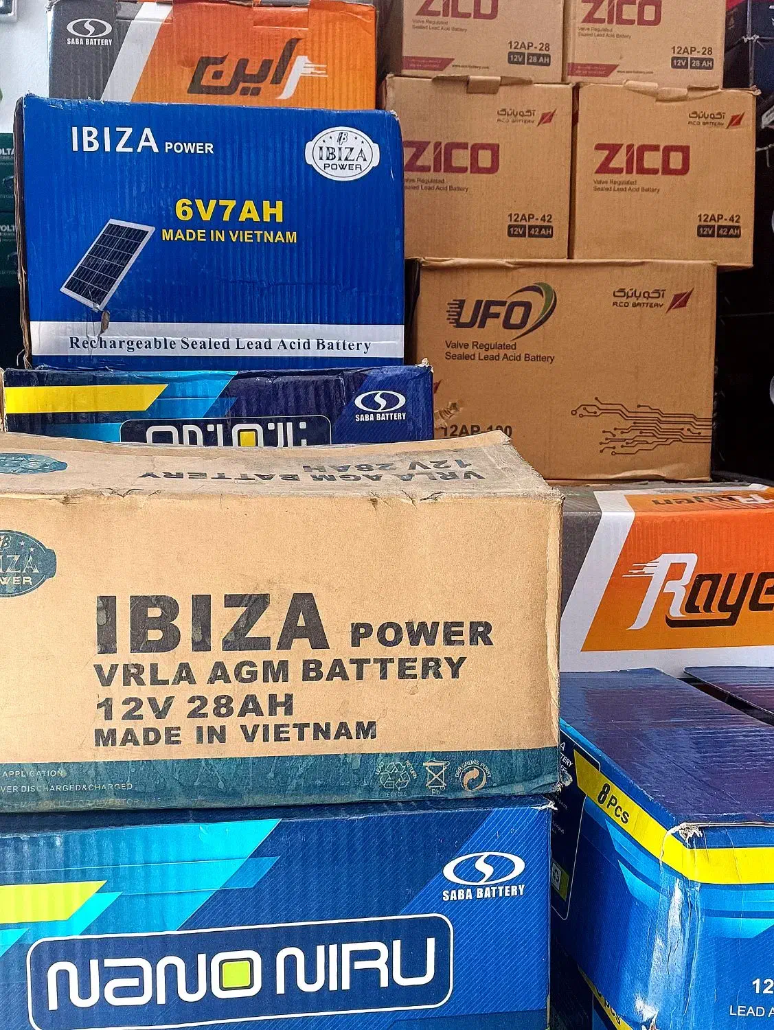 باتری UPS در آمپرها و برندهای مختلف (قیمت عالی)|قطعات و لوازم جانبی رایانه|مشهد, سید رضی|دیوار