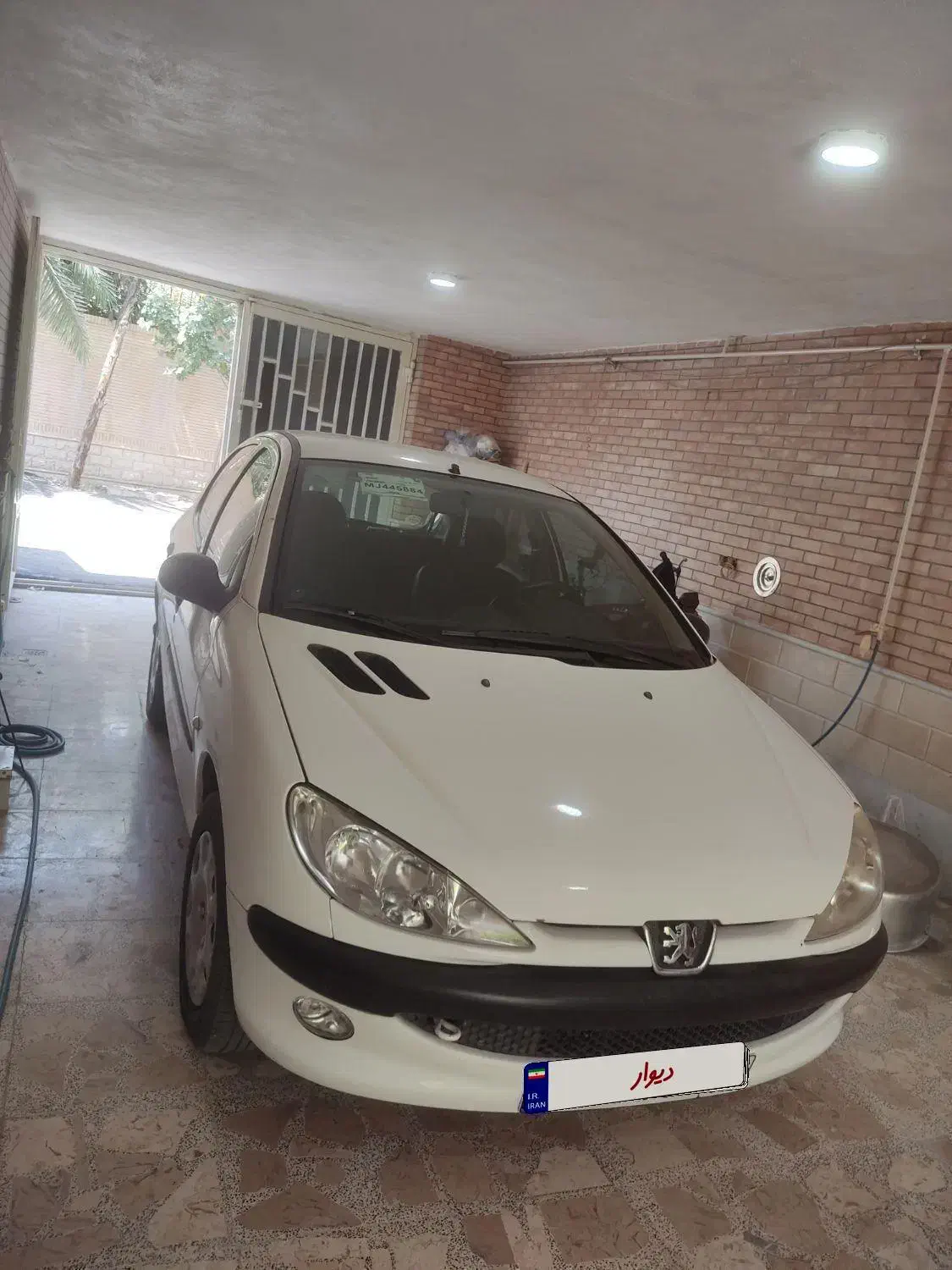 فروش پژو206تیپ2مدل1400رنگ سفید|خودرو سواری و وانت|جهرم, |دیوار