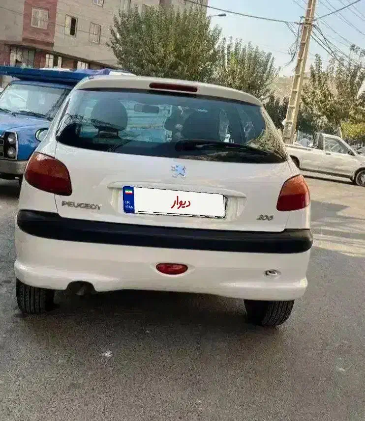 پژو206 مدل 90  تیپ 2|خودرو سواری و وانت|شاهین‌شهر, شهرک ردانی پور|دیوار