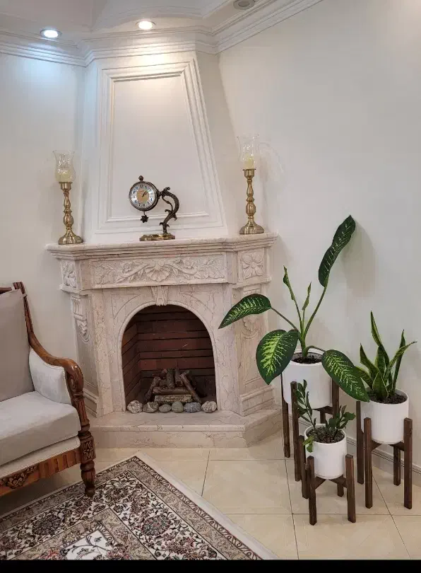 گلدان با پایه چوبی کاملا سالم|گل و گیاه طبیعی|تهران, افسریه شمالی|دیوار