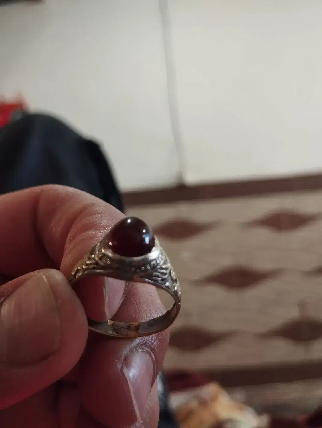 انگشترنقره عقیق|جواهرات|بم, |دیوار