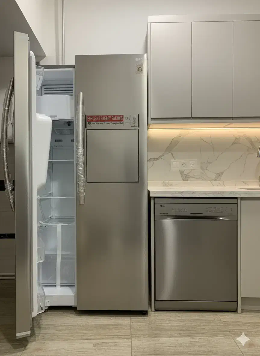 یخچال سایدالجی/32فوت/اصل کره/اقتصادی/گارانتی دار|یخچال و فریزر|همدان, |دیوار