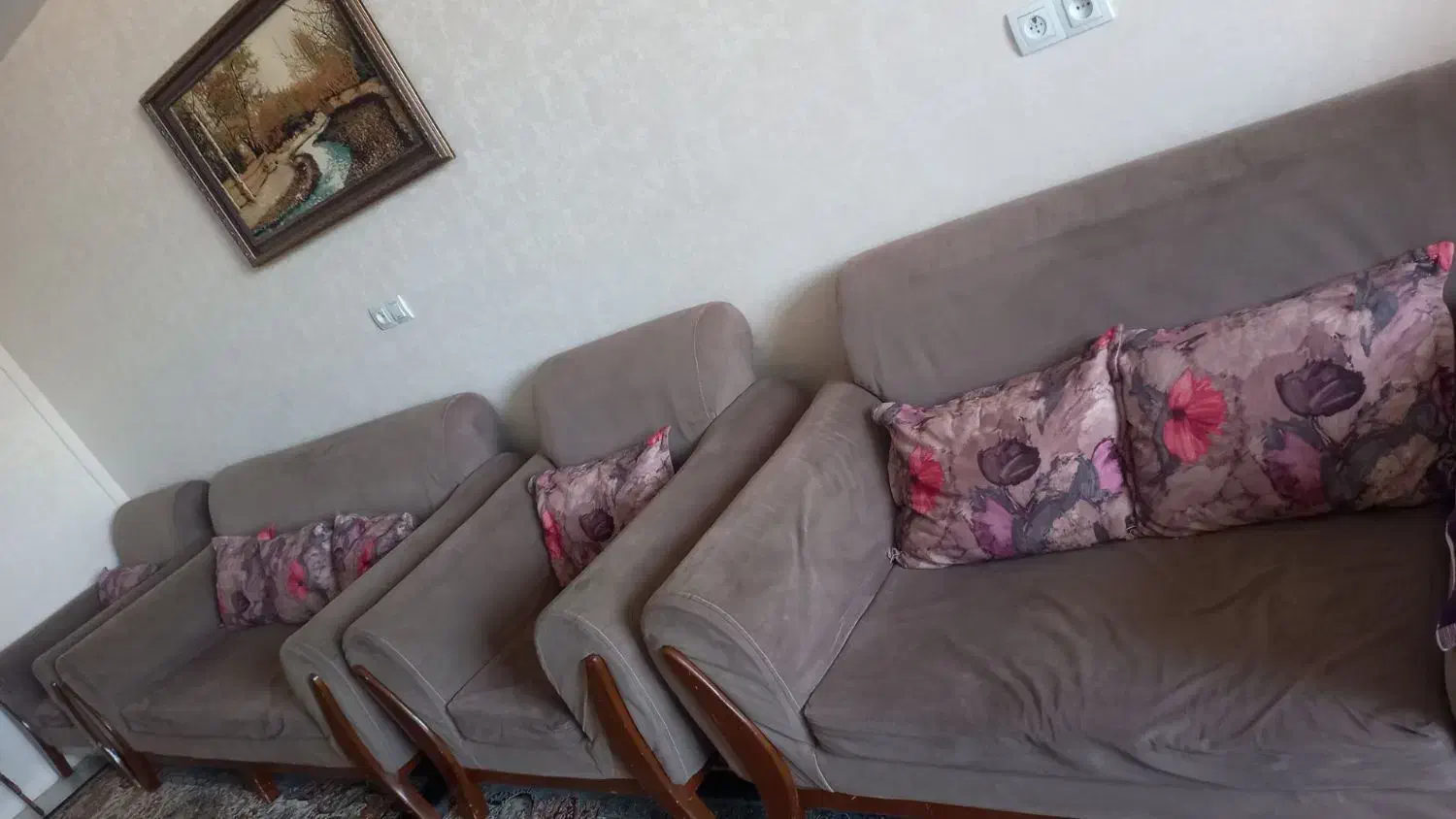 مبل 7 نفره|مبلمان خانگی و میز عسلی|هشتگرد, مدرس|دیوار