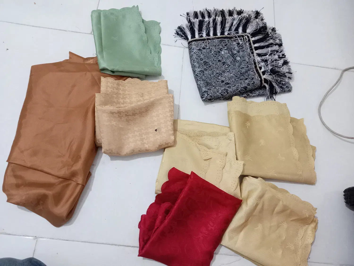 رومیزی|پرده، رانر، رومیزی|رباط‌کریم, شهرک صنعتی نصیرآباد|دیوار