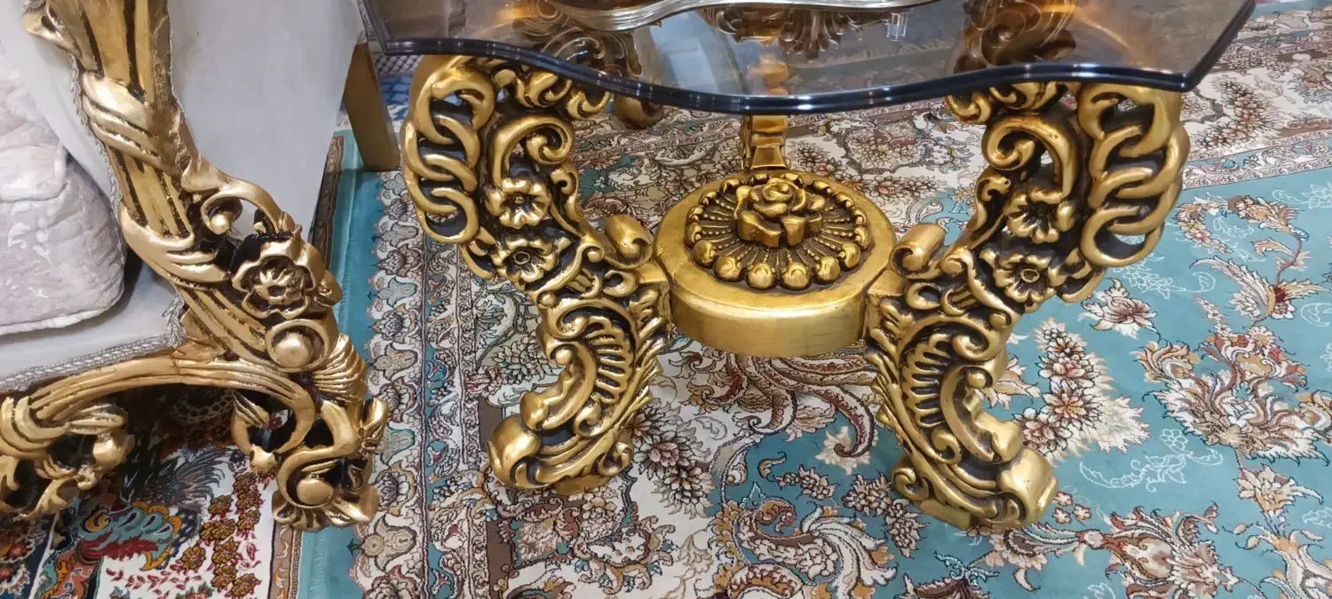 مبل سلطنتی مدل پنجه شیری ۹نفره|مبلمان خانگی و میز عسلی|بروجرد, |دیوار