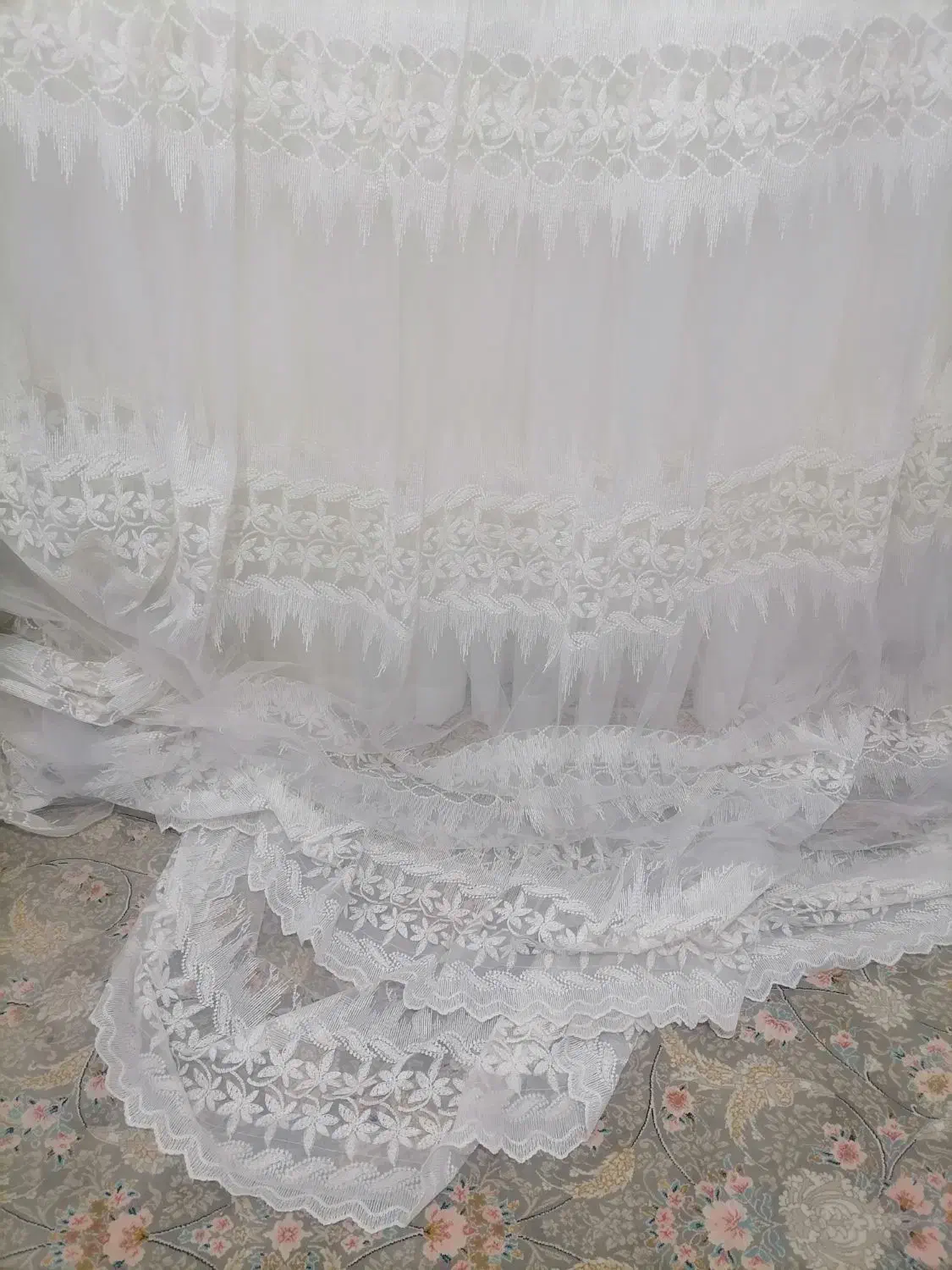 پرده|پرده، رانر، رومیزی|سبزوار, قصبه اب یمین|دیوار