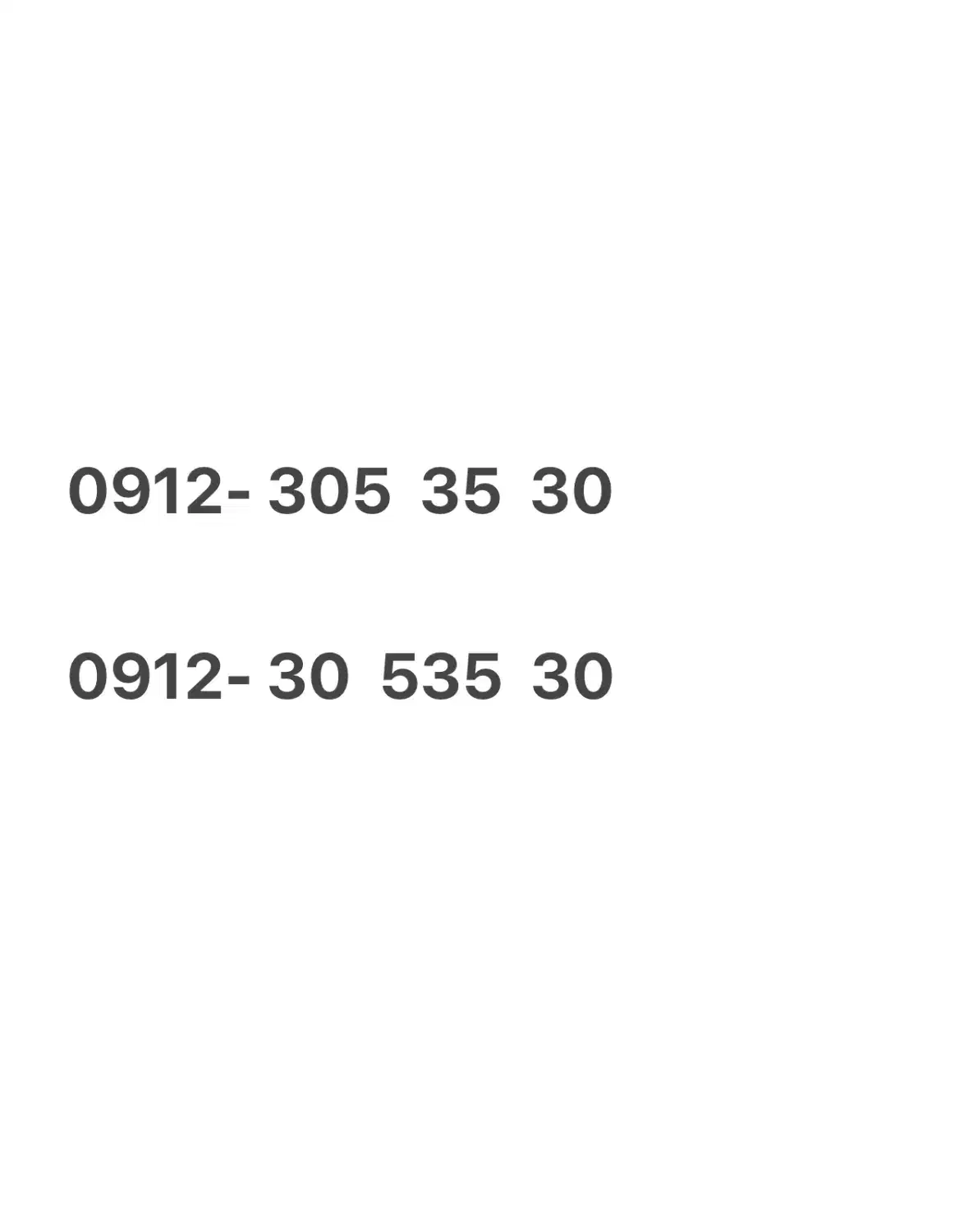 0912-305-35-30|سیمکارت|تهران, زعفرانیه|دیوار