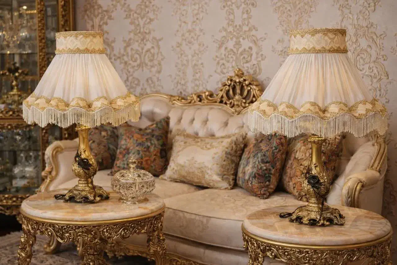 دو عدد آباژور پایه برنز بزرگ قدیمی وعتیقه|کلکسیون اشیاء عتیقه|خرم‌آباد, |دیوار