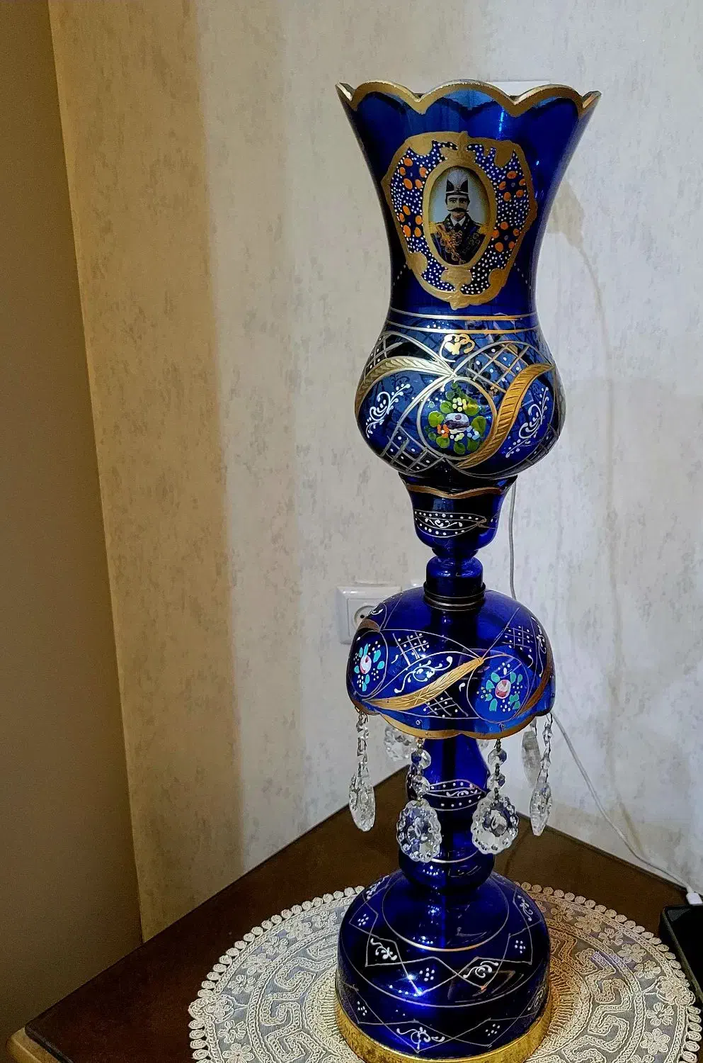 یک جفت شمعدان شاه عباسی|کلکسیون اشیاء عتیقه|باقرشهر, |دیوار