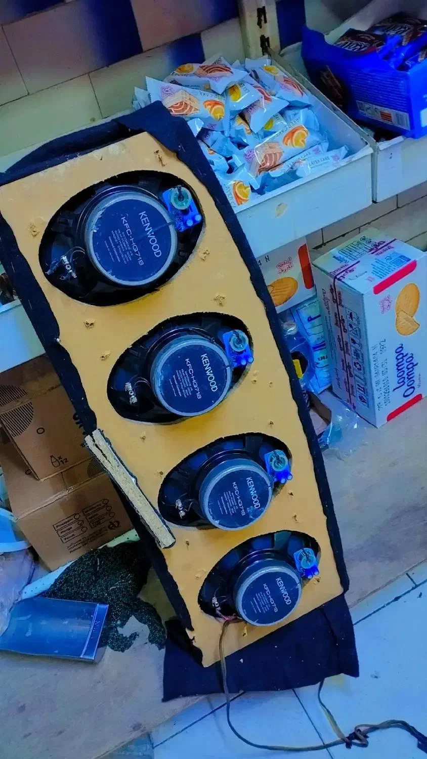 دو جفت اسپیکر KENWOOD|سیستم صوتی خانگی|کارون, |دیوار