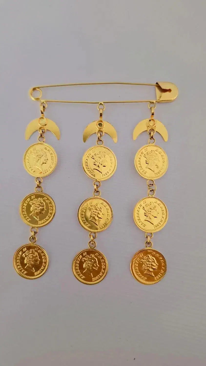 سوزن طلا و سه عدد گردنی قوچ|جواهرات|یاسوج, |دیوار