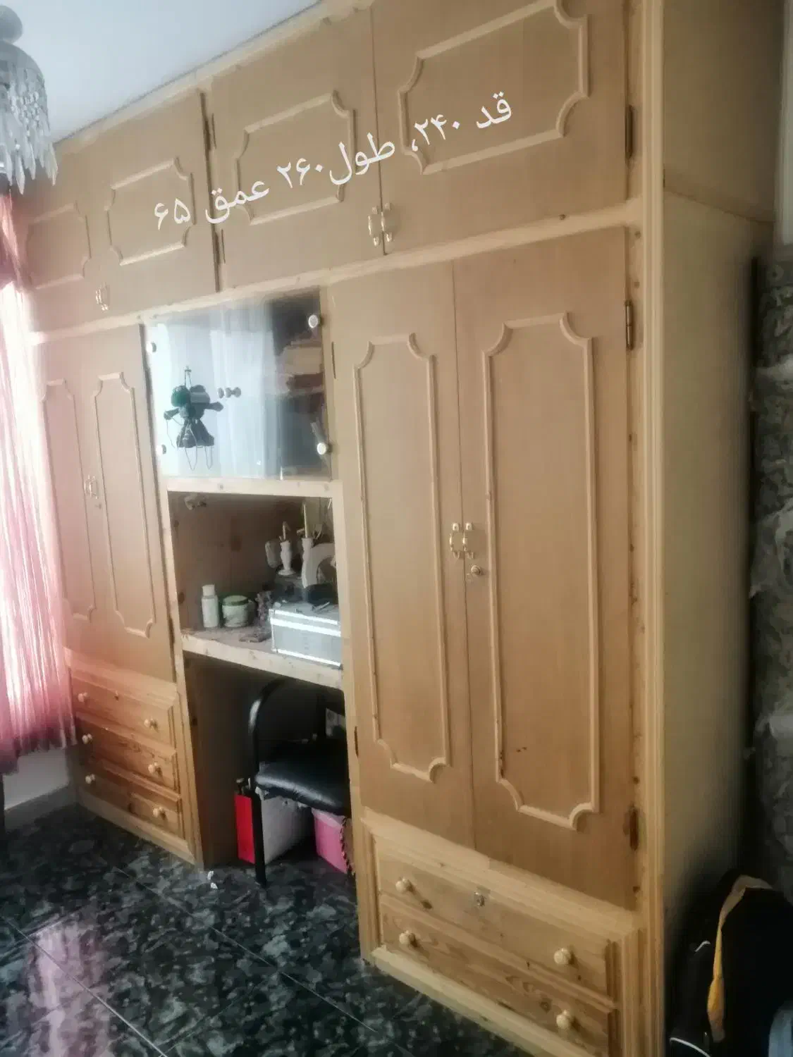 کمد دیواری لباس و جای مطالعه|جاکفشی، کمد، دراور|تهران, پونک|دیوار