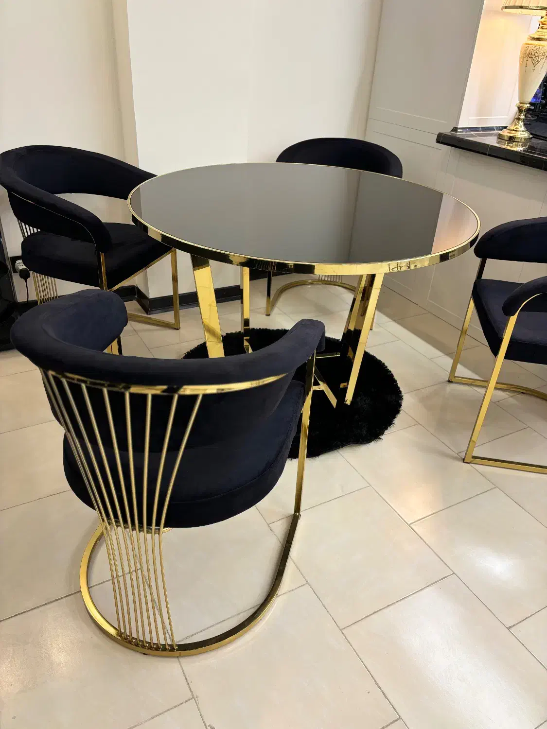 میز نهار خوری استیل به همراه صندلی|میز و صندلی غذاخوری|پردیس, فاز ۸|دیوار