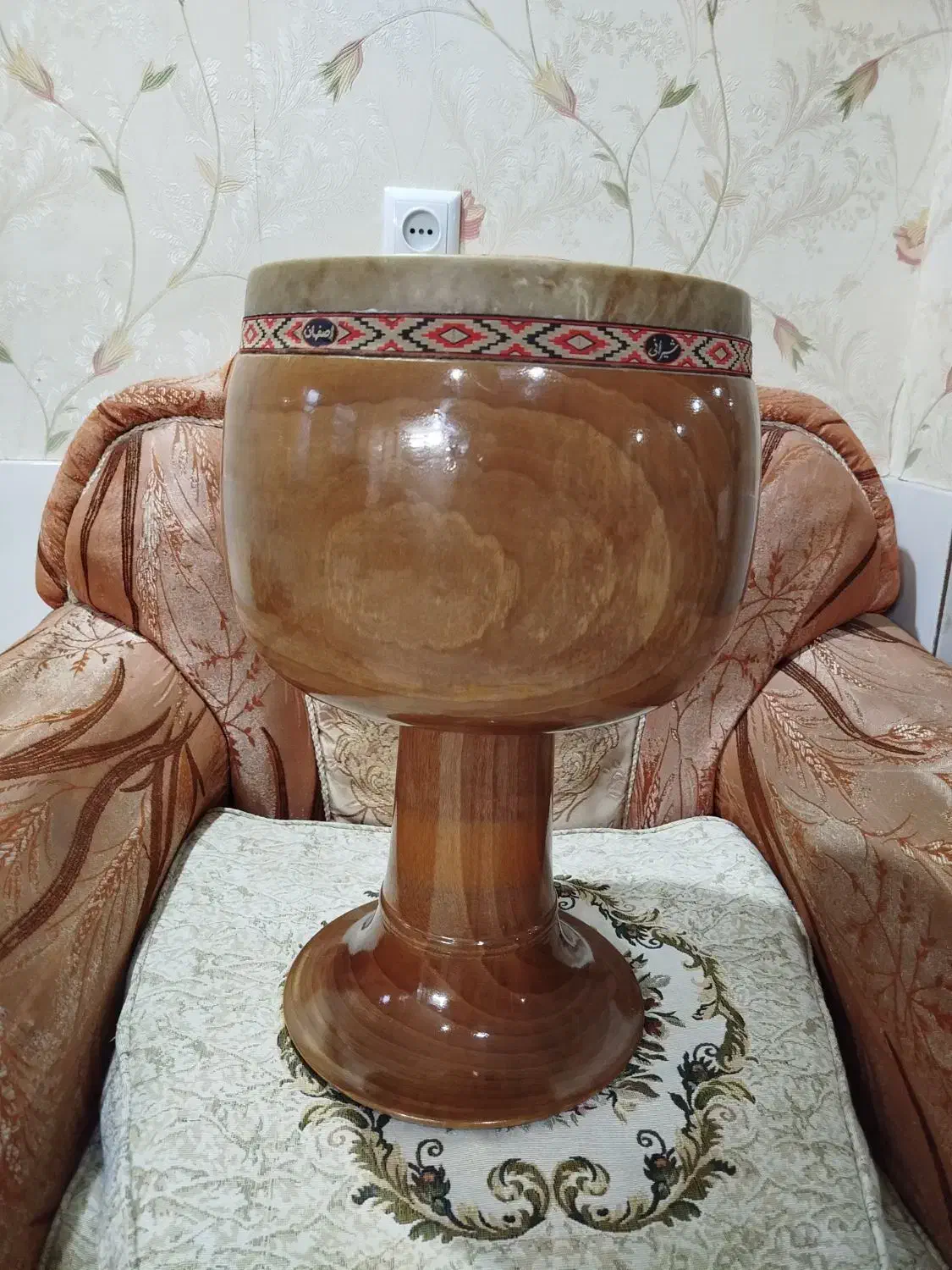 تنبک ۴مهر ویژه شیرانی|سازهای سنتی|همدان, |دیوار