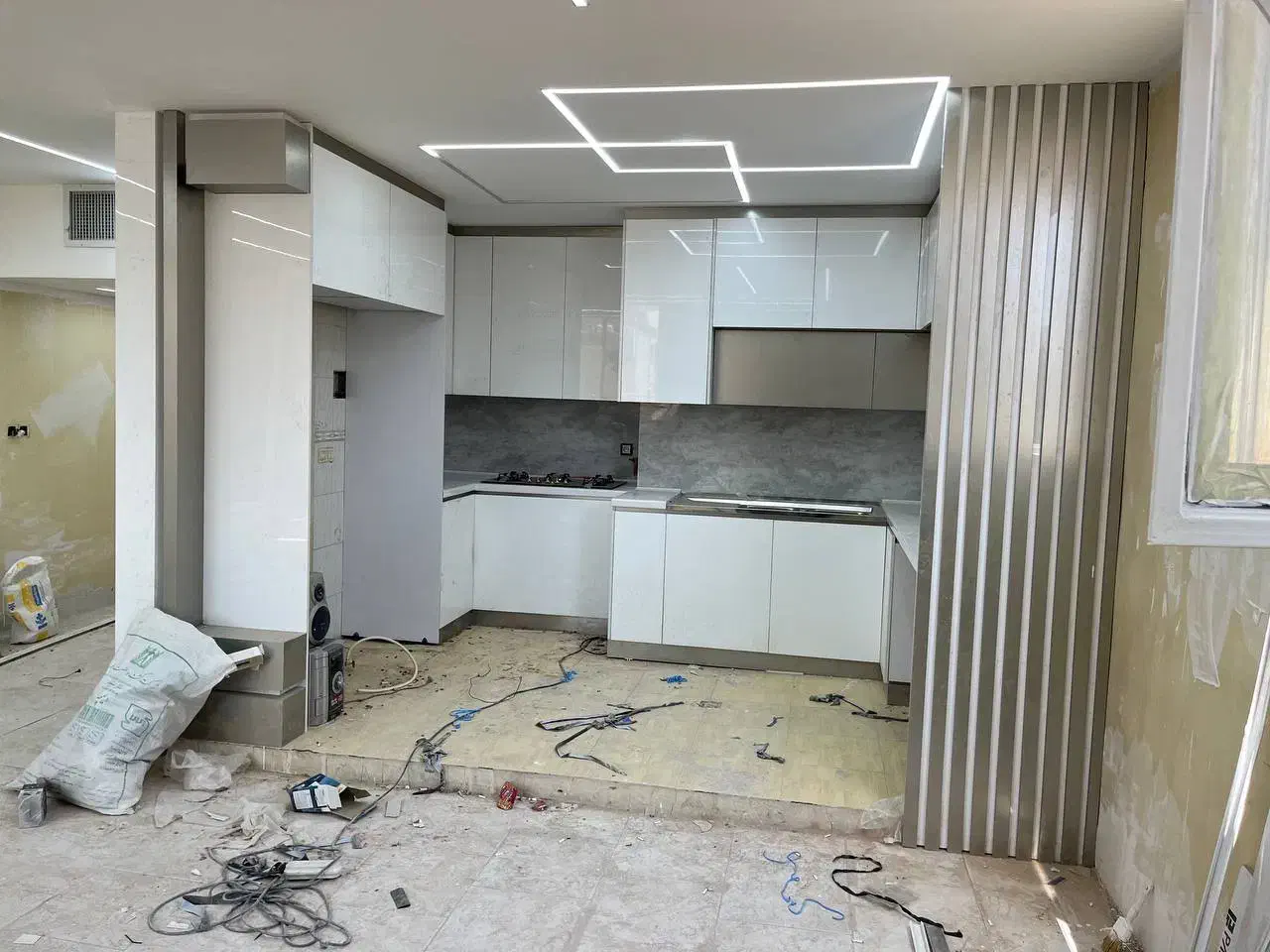 کابینت و کمد دیواری و تی وی وال|کتابخانه، شلف، قفسههای دیواری|فولادشهر, فولادشهر|دیوار